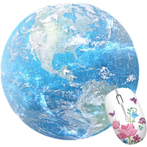 LINLIN round mouse pad soft non-slip 8.5 inch