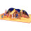 Christmas Houses 3D Greeting Card with Envelope 5