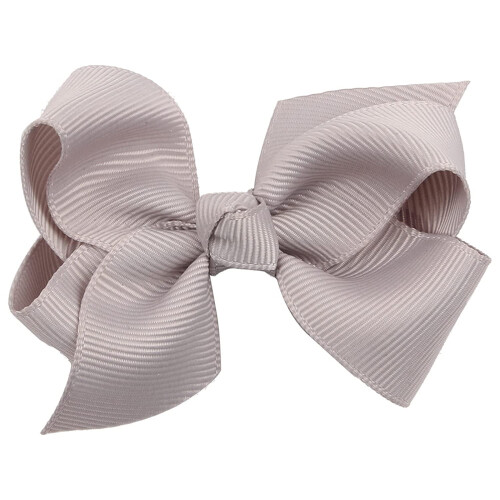 Conjunto de 2 presilhas de laço para cabelo de bebê menina - 7,6 cm (3 polegadas) brancas 1