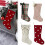 Kerstsok rood groen geruit 18,5 inch 5