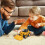 Spielzeugauto-Set mit Bagger und Bulldozer, 6-teilig 7