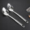 Stainless Steel Cooking Spoon Set 12.8-Inch 2