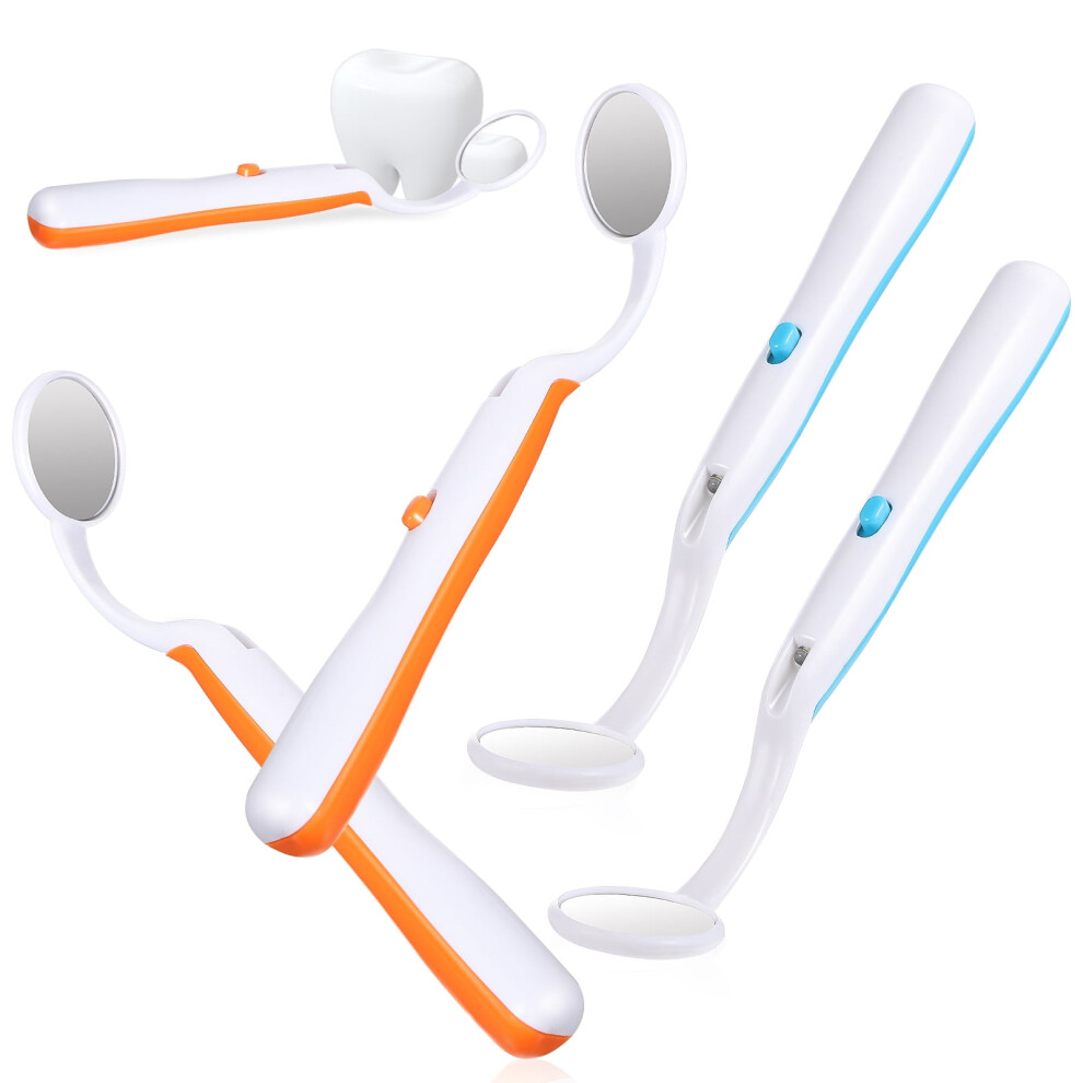 Oral Care Handheld Dental Mirror Set 4 pcs