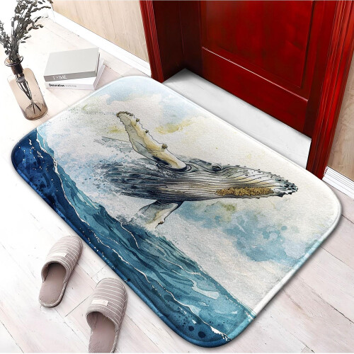 Whale Badetæppe Skridsikkert Memory Foam Medium 1