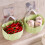 Wall Hanging Basket Plastic Fruit Vegetable Storage 3 Pack 7