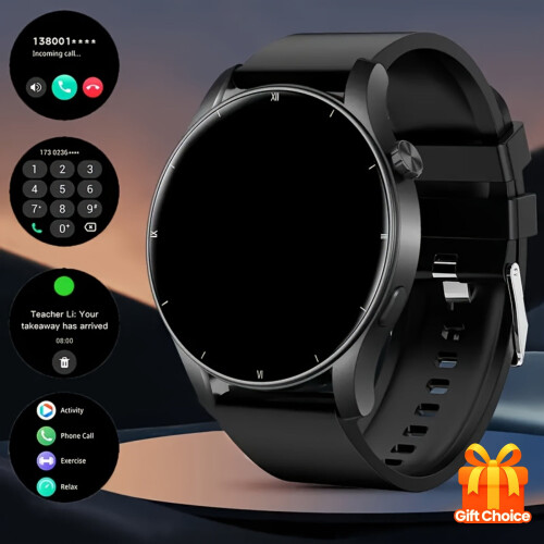 Smartwatch für Senioren mit großem runden Display 1