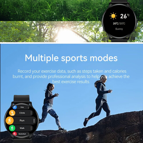 Smartwatch für Senioren mit großem runden Display 2
