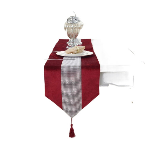 Table Runner Modern Style with Tassels 1 Pack 1