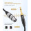 Cablu XLR la jack TS mono de 1/4 inch pentru microfon dinamic3 8