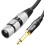 Cablu XLR la jack TS mono de 1/4 inch pentru microfon dinamic3 7