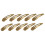 Presilhas de cabelo de ferro, 10 unidades, 1,97 x 0,47 x 0,39 polegadas 4