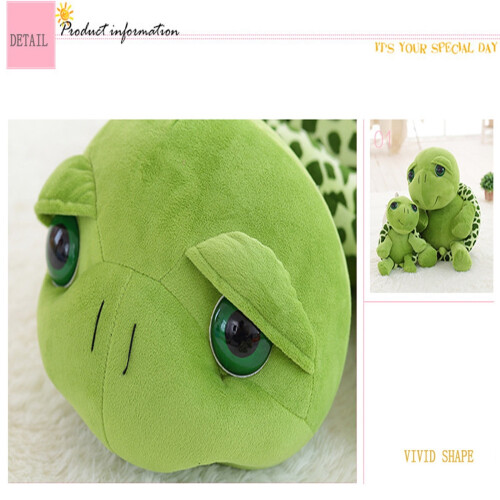 Meeresschildkröte, Plüschtier, 18 cm, grüner Panzer 2