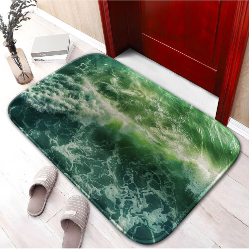 Beach Waves badetæppe skridsikkert memory foam 61 x 91 cm 1