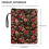 Buchhülle mit Rosenmuster, Griffschutz aus Polyester 8