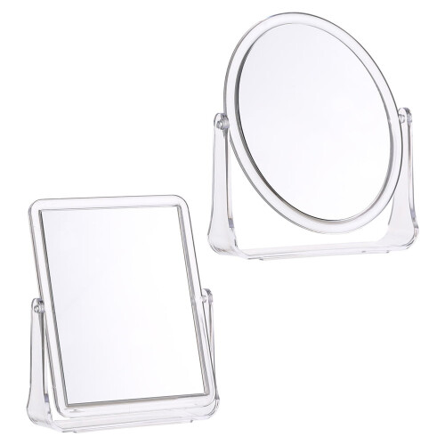 NICEXMAS Clear Polishing Vanity Mirror 2 pcs 2