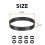 Silicone Bands 0.5 x 0.2 in 200 Pack Black 2