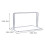 Desk Divider Support Clamp Silver 2 Pcs 2