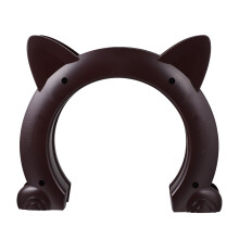 Interior Cat Door for Hollow Core Doors Brown