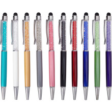 10 Kristallkugelschreiber, 10 Farben Glitzer-Diamant-Stifte mit schwarzer Tinte, sanftes Schreiben, Strasssteine für Touchscreens, Schule