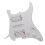 Electric Guitar Pickguard HSH Prewired White 3