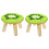 Cake Decorative Stool Chairs Outdoor Toddler 2 Pieces 4