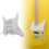 Electric Guitar Pickguard HSH Prewired White 6