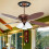 PU Ceiling Medallion Black 10 Inch OD 4 Inch ID 2 Pack 6