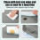 Adjustable Silicone Bib for Adults Gray Large 4