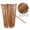 Hardwood Knitting Needles Light Brown 36 Pieces 8