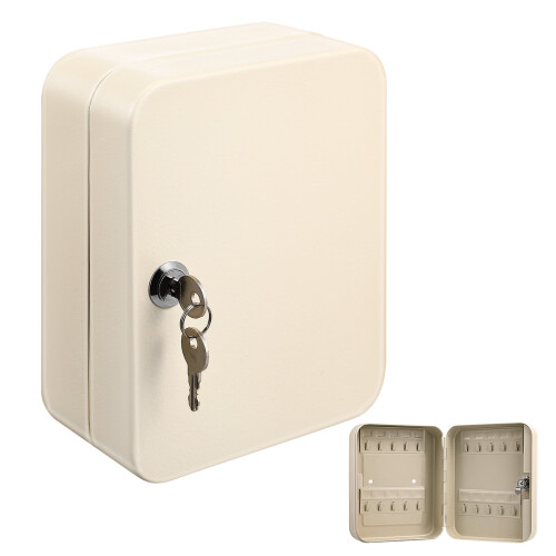 Key Storage Rack Wall-Mounted Steel Cabinet 1 Set 2