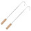 Lazy Shoe Puller with Wood Handle 2 pcs 19.3 x 2.4 x 0.8 in 4