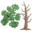 Green PVC Mini Tree Model for Sand Table Landscape Design 1 6