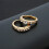 Wedding Band for Women with Diamonds Gold Size 9 2