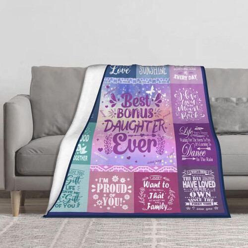 Flanellfleece-teppe 122 x 152 cm ultramykt 1