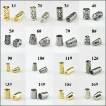 Metal Bell Cord Stopper for Paracord 10 pcs