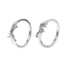 Guangmc Goth Ringen 2 stuks Open Verstelbare Unieke Dames Sieraden