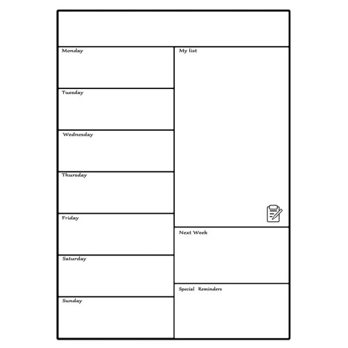 Wall Calendar Whiteboard Magnetic 12-Month 1