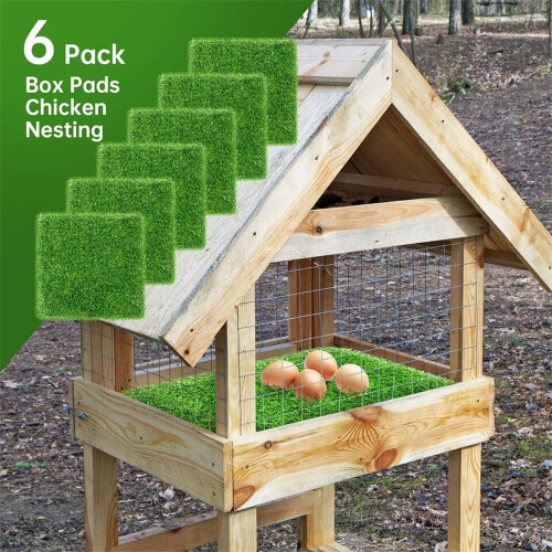 Artificial Grass Nesting Pads 12x12 Inch 6 Pcs 2