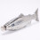 COMEET Fish-shaped Stainless Steel Wine Flask 375ml 6
