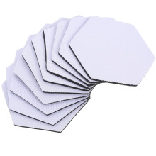 Sublimation Blank Cup Coasters White Square Canvas Rubber