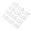Water Drop Teardrop Metal Sublimation Plate 2pcs 1
