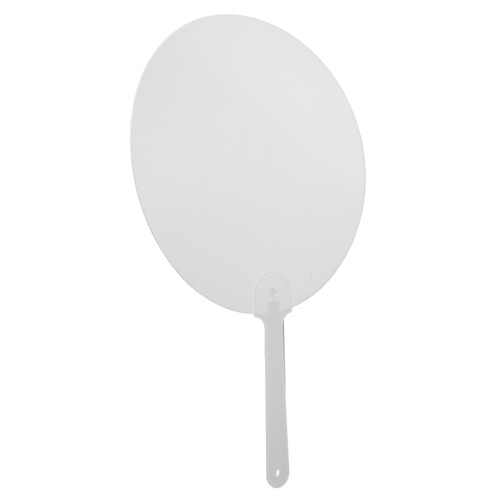 Sublimation Fan Party Supply White Double-Sided 10pcs