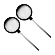 Konveks konkav linseforstørrelse Forstørrelsesglas Lup Håndholdt spejl med forstørrelse Fysisk optisk studerende