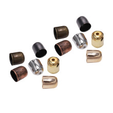 Guangmc metal cord end caps for jewelry making 100 pcs