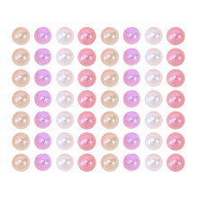 Imitation Pearl Beads 6mm Round 100 pcs Mixed Color