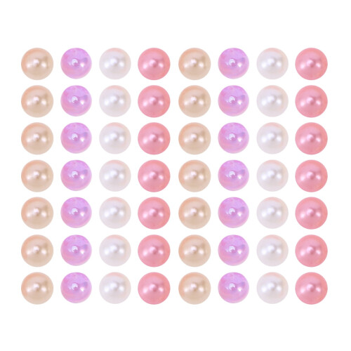Imitation Pearl Beads 6mm Round 100 pcs Mixed Color