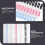 FUEENIRVA Retro Notebook Binding Spines 11-Pcs Plastic 8
