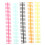 FUEENIRVA Retro Notebook Binding Spines 11-Pcs Plastic 5
