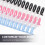 FUEENIRVA Retro Notebook Binding Spines 11-Pcs Plastic 6