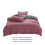 Organic Cotton Bedding Set 300 TC 4-Piece Red 2